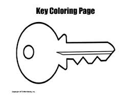 Plus, it's an easy way to celebrate each season or special holidays. Printable Key Coloring Page Worksheet By Lesson Machine Tpt