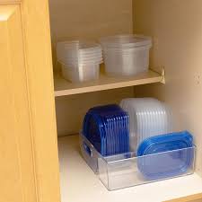 H metal in cabinet stand alone pan organizer. 32 Ways To Organize A Tiny Kitchen That Ll End Up Making A Big Big Difference
