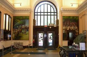 Guy Pene Du Bois Participated In The Wpa By Painting Murals In Several Post Offices Throughout Massachusetts And New York This Mur Wpa Mural Painting Saratoga