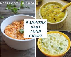 9 Months Baby Food Chart 9 Month Baby Food Recipes