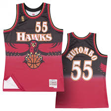 Zeigen sie einige solidarität mit anderen fans bei jedem. Dikembe Mutombo 55 Atlanta Hawks 1996 97 Mitchell Ness Swingman Trikot