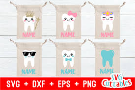 Tooth Fairy Bags Cut File By Svg Cuttables Thehungryjpeg Com