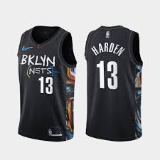13 as he makes the transition from the houston rockets to the brooklyn nets. James Harden 13 Nets 2020 21 City Honor Basquiat Jersey Black