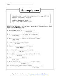 5th Grade Grammar Worksheets Pdf Homophones Worksheets Grammar Worksheets 2nd Grade Worksheets