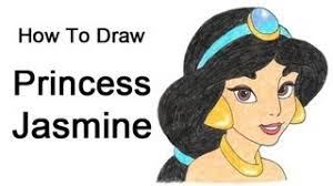 How to Draw Jasmine (Aladdin) VIDEO & Step-by-Step Pictures