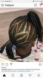 Black Braids Braids Coiffure Afro Girls Braids For Girls Black In 2020 Kids Hairstyles Natural Hairstyles For Kids Girls Hairstyles Braids