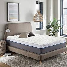 Sprign Sleep 1 Inch High Density Convoluted Egg Shell Breathable Foam Topper Adds Comfort To M 12 Inch Memory Foam Mattress High Density Foam Mattress Mattress