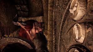 In the dungeon, you will eventually kill a giant spider, and there is a thief trapped in the webbing. Ama S Artblog Bleak Falls Barrow Part 2 The Golden Claw Door