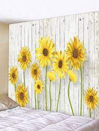 Sunflower Bedroom Decoration Ideas 011 Tapestry Decoration Tapestry Wall Art Cheap Wall Tapestries