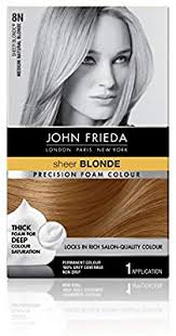 John Frieda Precision Foam Permanent Hair Colour In 8n Medium Natural Blonde