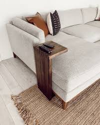 How To Create A Modern Diy C Base Side Table In A Weekend Seeking Alexi Diy Boss Side Table Decor Rustic Side Table Diy Side Table