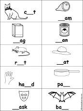 Students have to identify the correct word from the word bank and fill in the missing letter to complete each spelling word. Fill In The Missing Letters In Words At Enchantedlearning Com