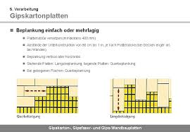 Zweite lage gkp aufbringen 5. Gipskartonplatten Gipskarton Gipsfaser Und Gipswandbauplatten 1 Einfhrung Gipskartonplatten