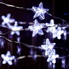 40 Inch Cool White Clear Star Micro Led Battery Light String 6 Sets Eventswholesale Com