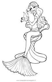 Immagine da colorare di barbie cuore principessa. Barbie Sirena Disegni Da Colorare E Stampare Novocom Top