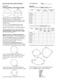 Several videos ago i had a figure that looked something like this, i believe it was a pentagon or a hexagon. Interior And Exterior Angles In Polygons