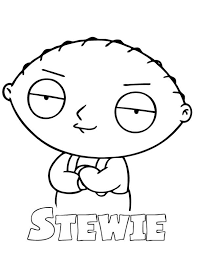 Download and print these stewie griffin coloring pages for free. Awesome Stewie In Family Guy Coloring Page Kids Play Color Cartoon Coloring Pages Coloring Books Stitch Coloring Pages