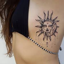 A sun tattoo can be very significant to. Intertwined Sun And Moon Tattoo By Isabel Barcelona Tattoos Trendy Tattoos Sun Tattoos