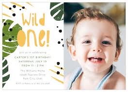 The animation movie baby boss attract the interest of many people, especially the children. Wild One First Birthday Invitations By Basic Invite
