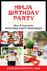 Boy Birthday Celebration Ideas For Kids Ninja Birthday Party Party Ideas Kids Party Friendly Ninja Party Boy Party Kids Birthday Party Ninja Birthday Parties Ninja Birthday Party Printables Free