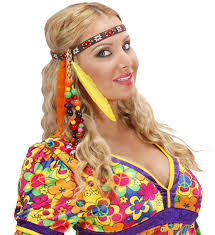 Wie eine vintage frisur mit einem kleinen haarband gelingt. Hippie Hippiestirnband Kopfband 70er Jahre Haarband