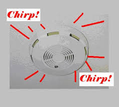 Smoke detectors chirp with the batteries are getting old and dying. Minnesota Real Estate Update Chirp Chirp Chirp Someone Please Make That Smoke Alarm Stop