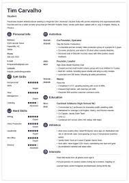 It includes education, work, and internship experience, awards, and achievements. College Resume Template For High School Students 2021