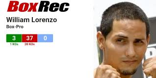 BoxRec: William Lorenzo