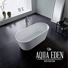 Check spelling or type a new query. Kingston Brass Vrtrs723223 Aqua Eden 72 Inch Solid Surface Resin Free Standing Tub With Drain Kit 71 7 16 L X 32 5 16 W X 22 13 16 D Matte White Amazon Com