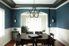Fabulous dining room in captivating royal blue [design: 75 Beautiful Turquoise Dining Room Pictures Ideas July 2021 Houzz