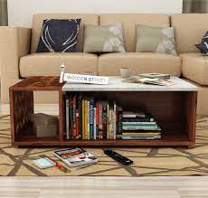 Buy Ziegler Coffee Table Teak Finish Online In India Wooden Street Coffee Table Wood Wooden Street Teak