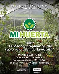 Invitan a una nueva charla del programa “Mi Huerta” - El Campanense Diario