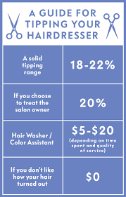 how much to tip your hairdresser how much to tip stylist