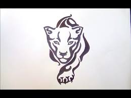 Subscribe for more drawing lesson: How To Draw A Lion Face Tribal Tattoo Youtube