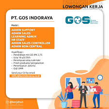 Search the world's information, including webpages, images, videos and more. Lowongan Pt Gos Indoraya