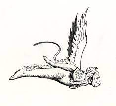 It is based on an original drawing by myself. Winged Monkey Flight By Jerome K Moore On Deviantart Wizard Of Oz Tattoos Monkey Illustration Winged Monkeys