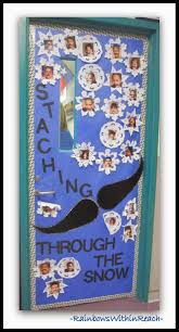 Posted on a cabinet door in front of the classroom, each star lists a classroom need. Winter Door Decorations Preschool Novocom Top