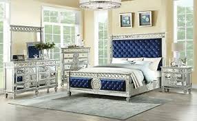 Collection by savvy discount furniture. Acme Furniture Varian Queen 6 Piece Glam Bedroom Set Ebay