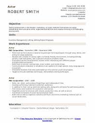 How do you write a resume if you have nothing to put on it? Actor Resume Samples Qwikresume