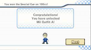 Unlock all 32 expert time trials (you don't have to beat them), and you will unlock your mii in mario/luigi overalls (depending on your mii's preferred color). Mii Outfit A Mario Kart Wii Wiki Fandom