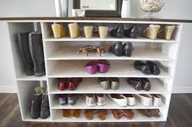 And why let space guzzlers like big down puffers (during summer) and shoe keep sneakers in a basket. How To Make A Diy Shoe Organizer And Rack For The Closet Our House Now A Home
