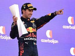 Sergio perez is a mexican racing driver who will race for red bull racing in the 2021 season. Sergio Perez Wins Azerbaijan Gp After Max Verstappen Crashes Racing News Times Of India