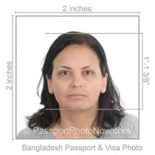 Size requirements for passport photos is 2 x 2 inches equal to 51x51mm. Bangladesh Passport And Visa Photos Printed And Guaranteed Accepted Pictures