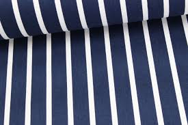 Baumwolle Fester Stoff Streifen Navyblau Auf Alles Fuer Selbermacher De Fester Stoff Stoffe Streifen