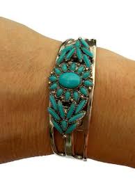Maybe you would like to learn more about one of these? Vintage Turquoise Bracelet Floral Pattern And 50 Similar Items