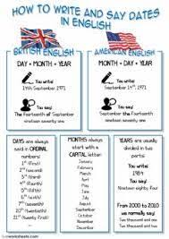 Resultat De Recherche D Images Pour Writing The Date In English Worksheets Ingleses Dicas De Ingles Dicas De Ensino