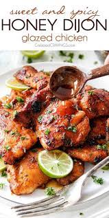 Sweet Spicy And Tangy Honey Dijon Glazed Chicken Glazed Chicken Sweet And Spicy Chicken Honey Glazed Chicken