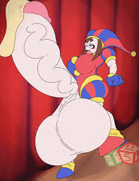 Amazing Digital Circus her orgasm face gif - lewd scenes