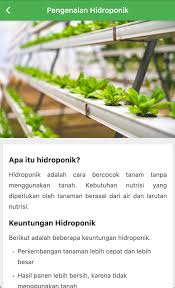 Apa itu hidroponik?, semoga bermanfaat. Tanam Cara Cerdas Belajar Dan Menanam Hidroponik For Android Apk Download