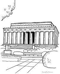 Lincoln memorial, abe lincoln monument decal. The Lincoln Memorial Coloring Pages Coloring Pages Coloring Pages Inspirational Lincoln Memorial